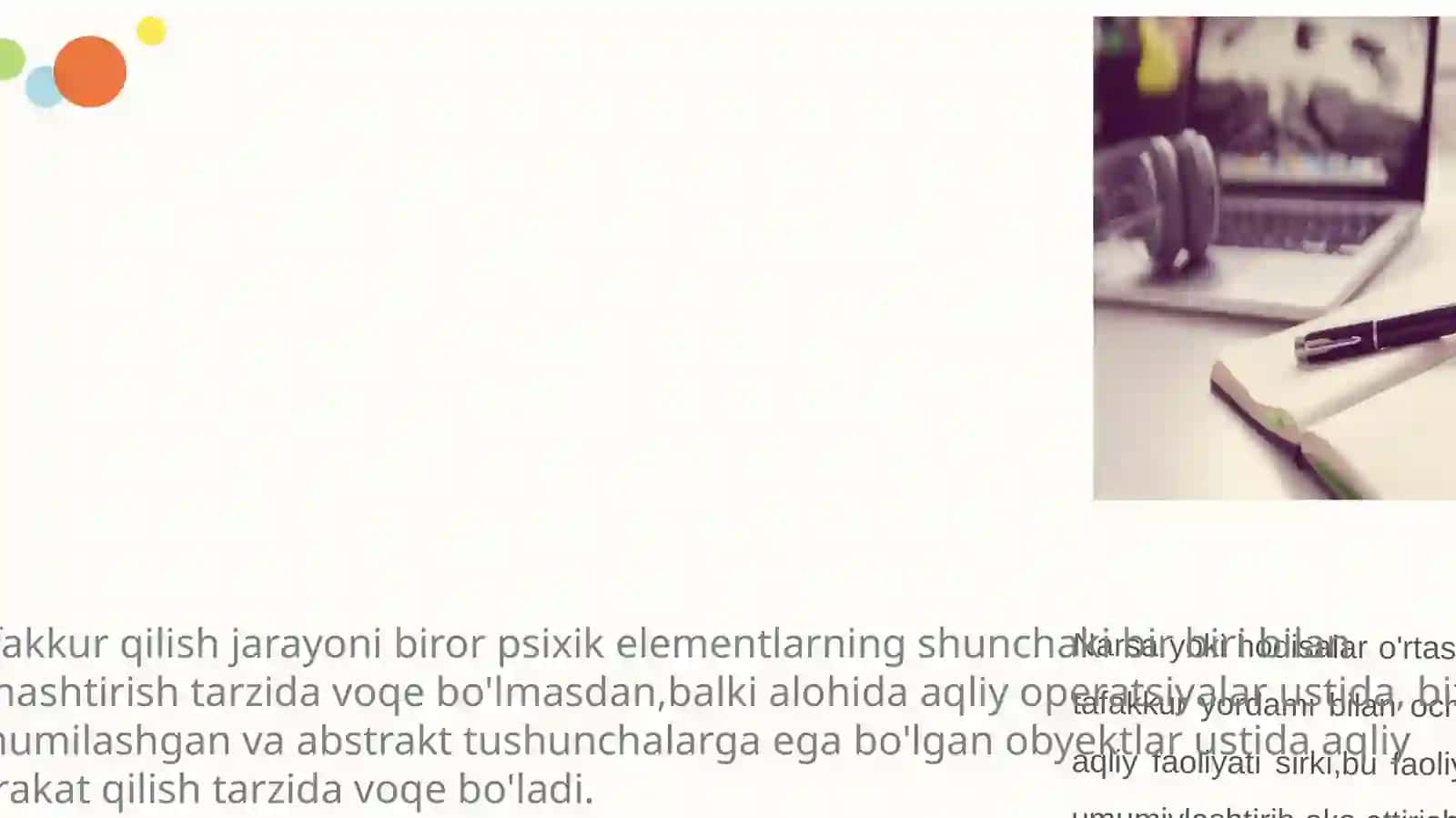 Tafakkur aqliy bilish jarayoni sifatida 4