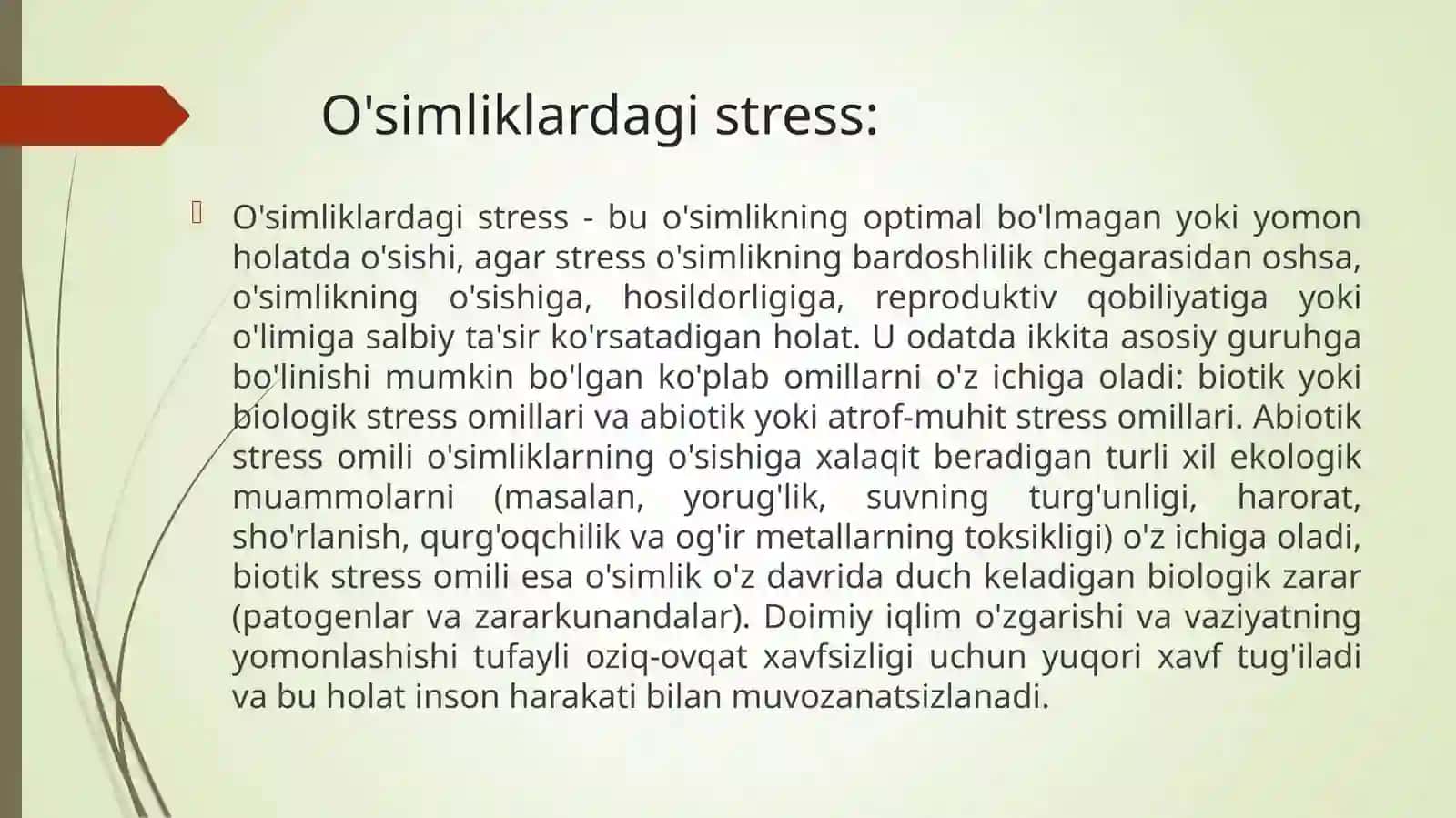 O'simliklardagi stress omillari 4