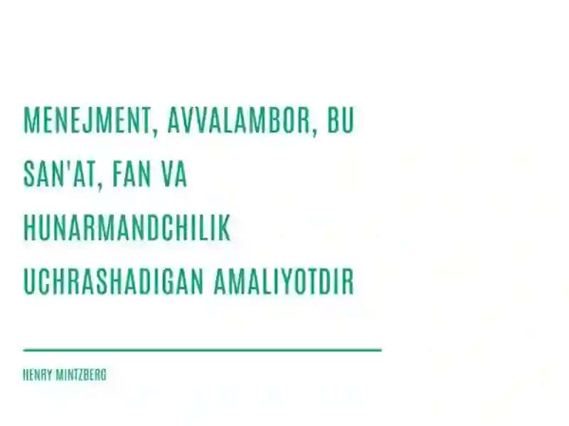 Menejment usullari haqida tushuncha 4