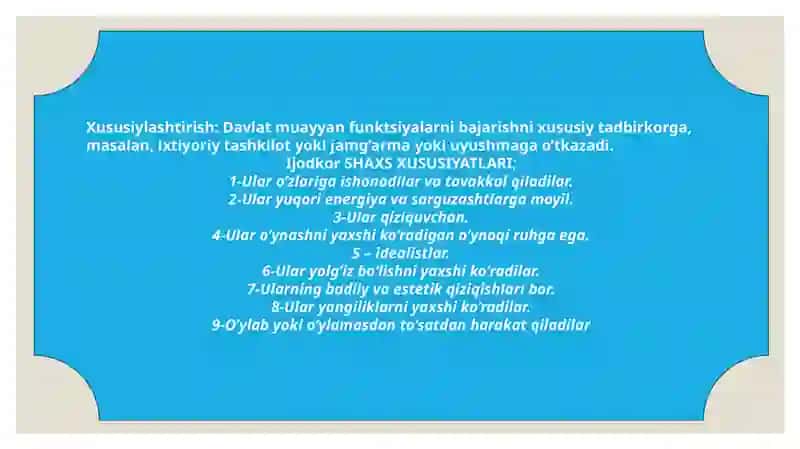 Boshqaruvda kreativlikning Ahamiyati 4