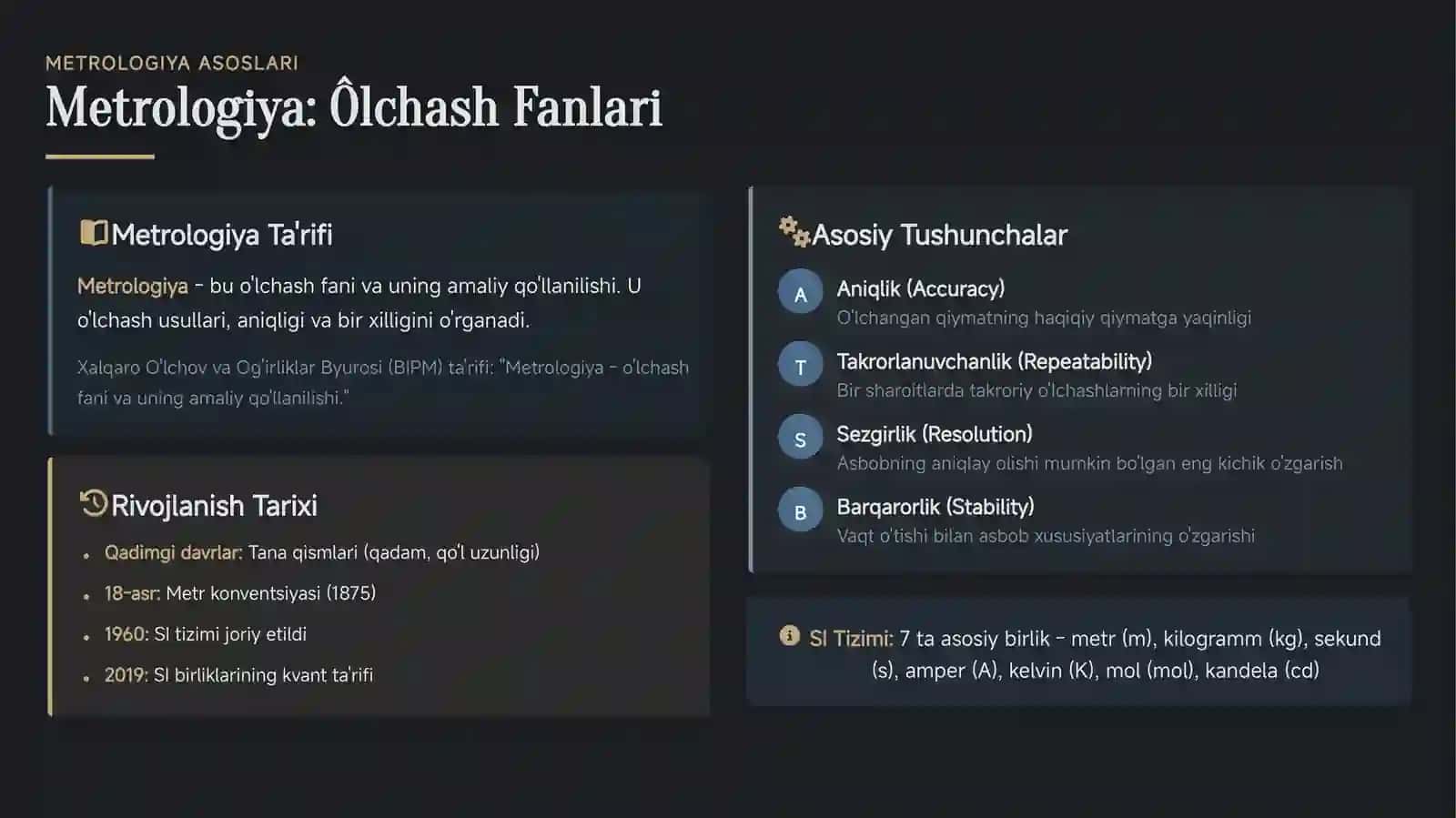 METROLOGIYA ASOSLARI 4