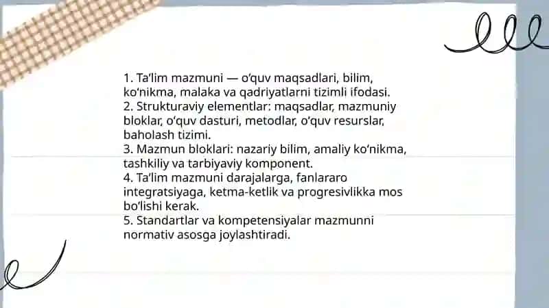 Ta’lim jarayonining mohiyati 4