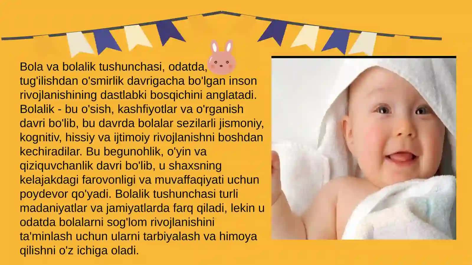 Bola tushunchasi, bolalik davri 4