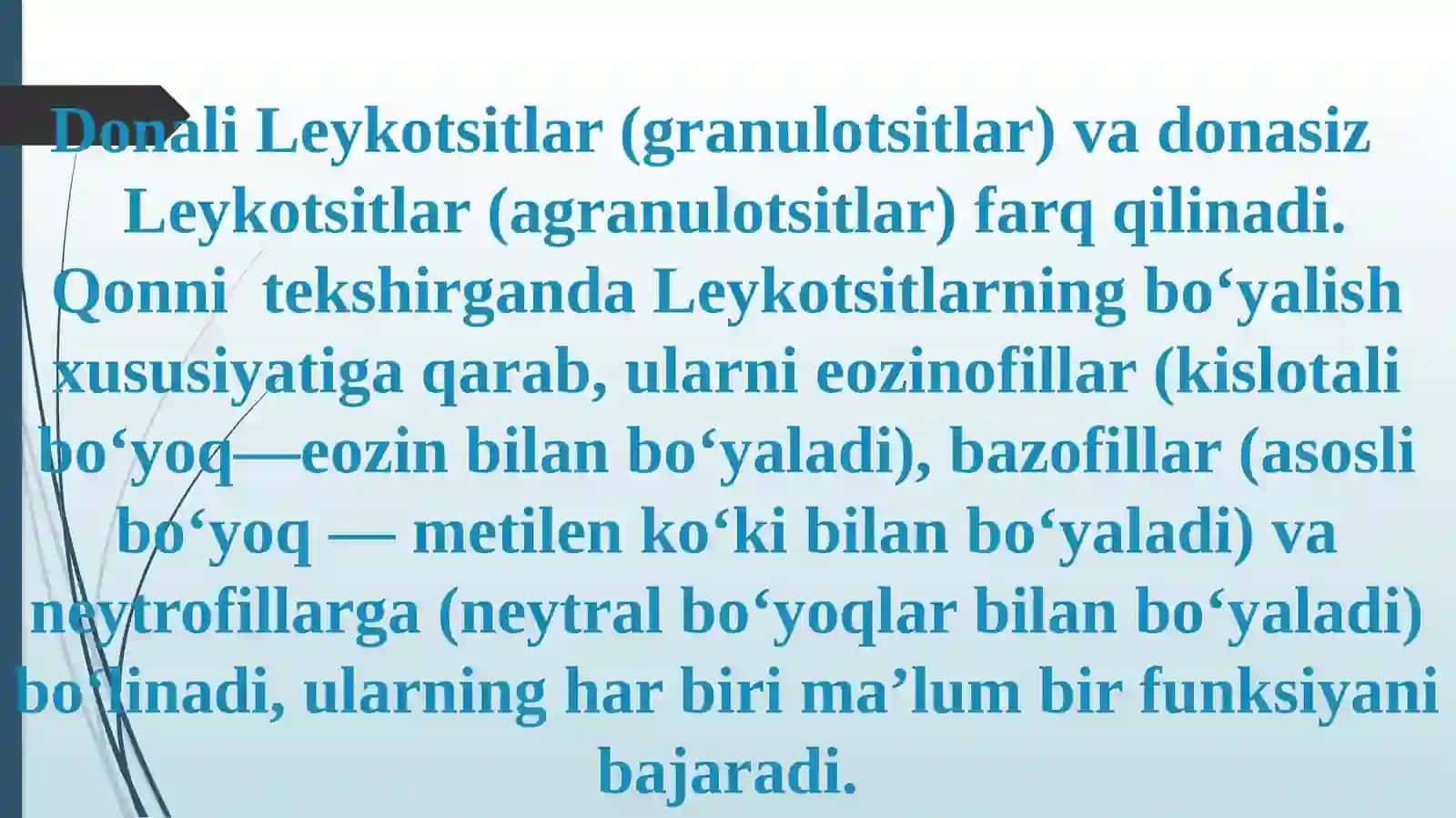 Leykositlar va metabolismi vazifalari 4