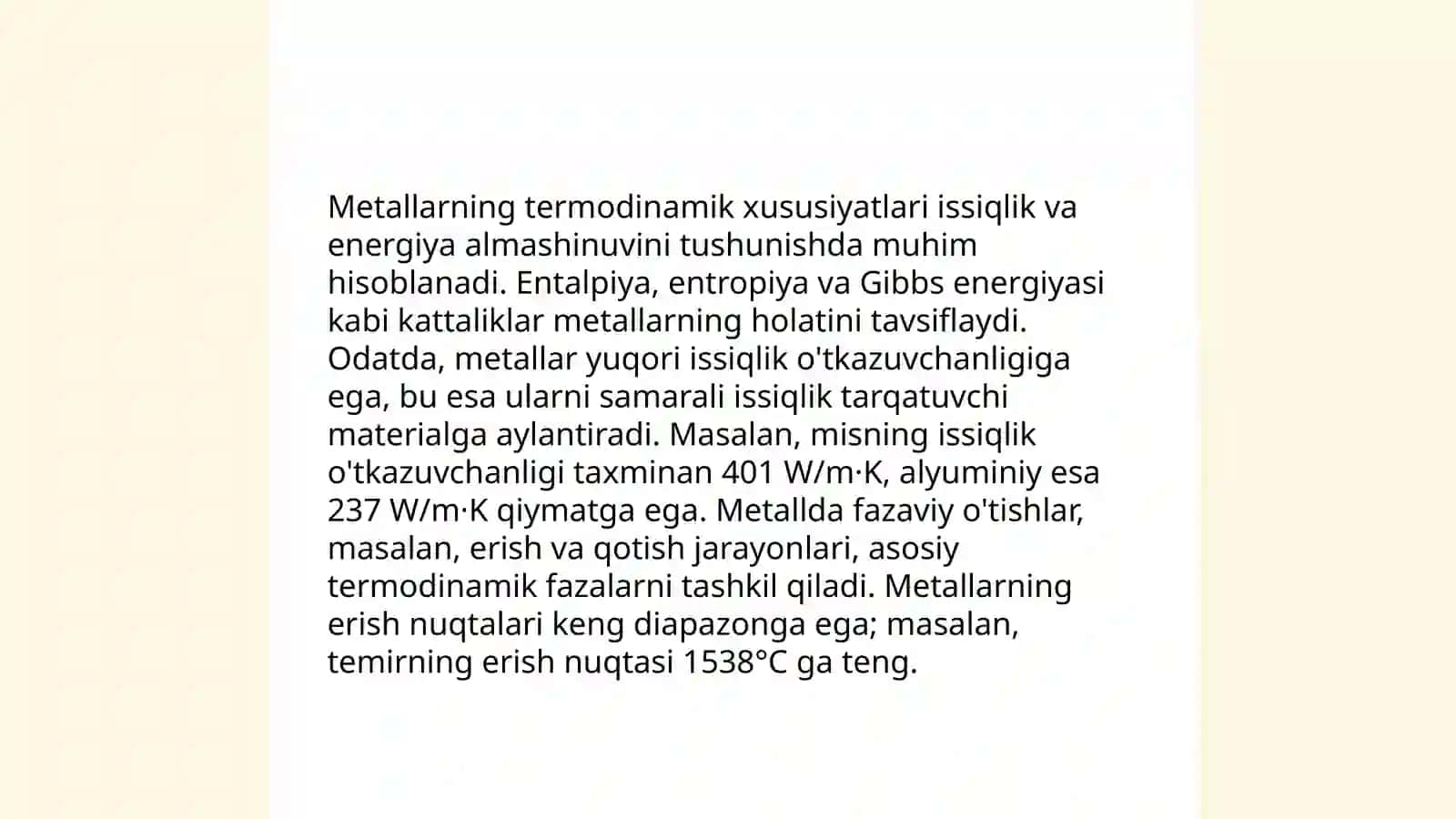 Metallarni kristalizatsion usul bilan olish 4