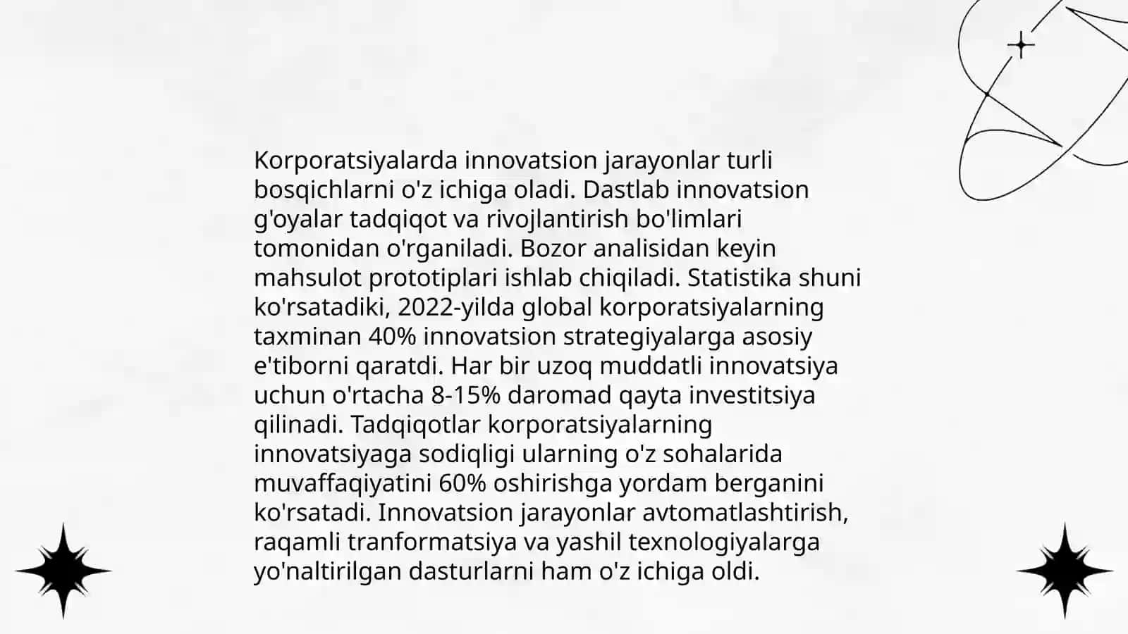 Innovatsion menejment usullari 4