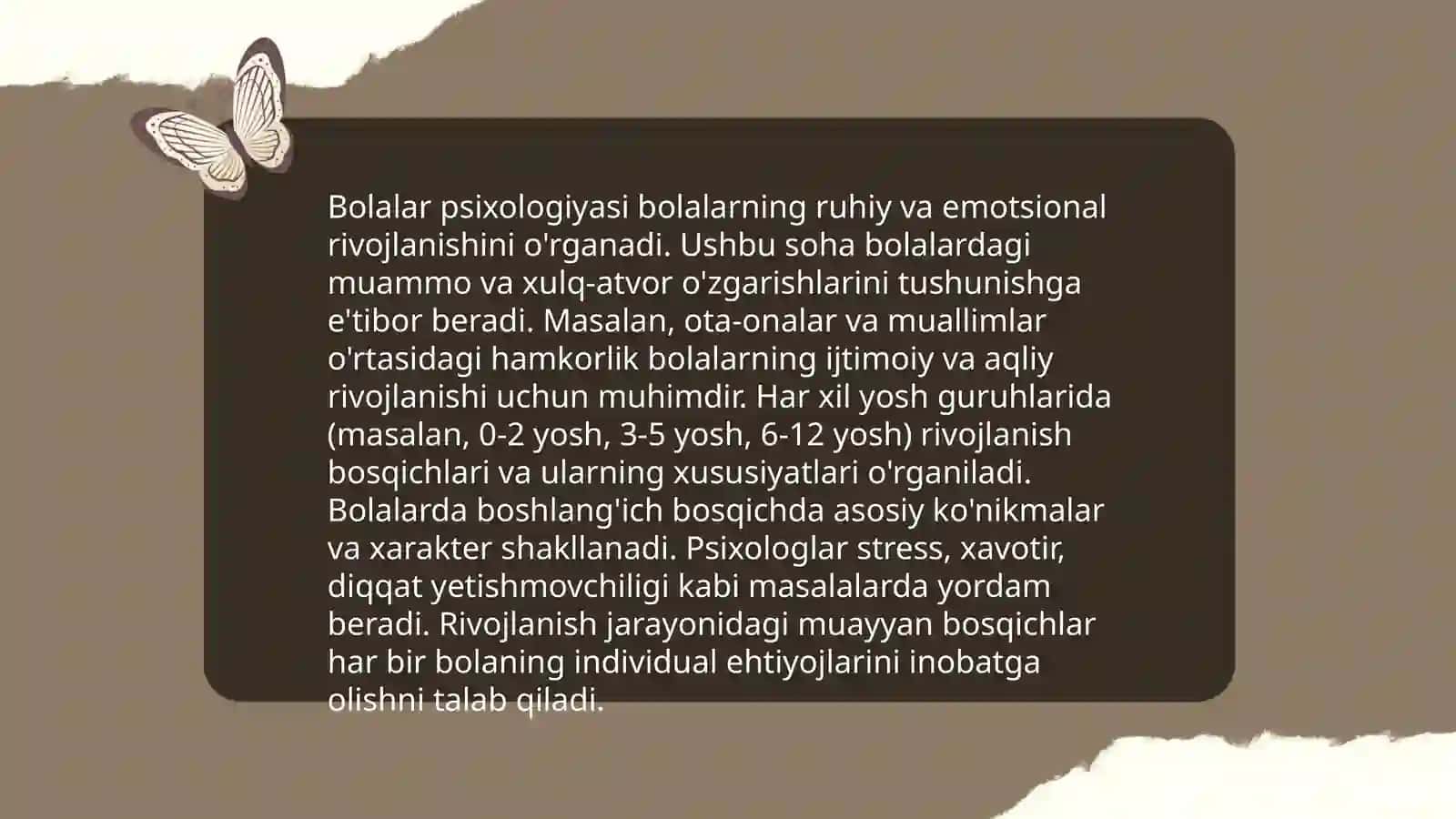 Bolalik maqsadli guruhi 4