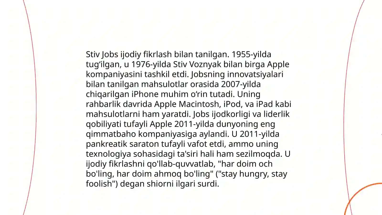 Steve Jobs ta'limiy falsafasi 4