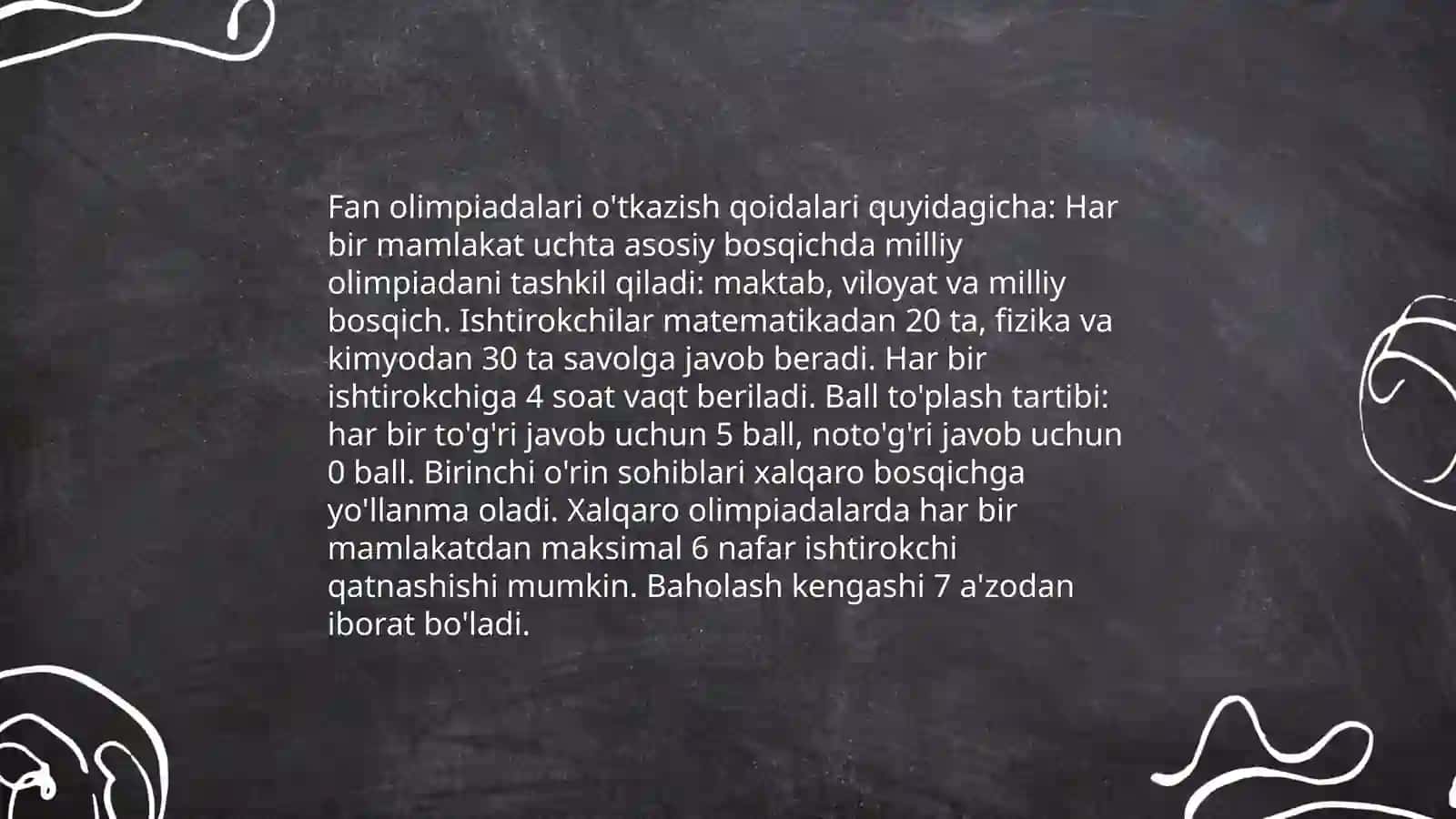 Olimpiadalar o'tkazish tartibi mazmuni va metodikasi 4