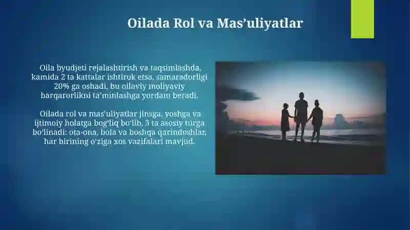 Oilaviy Munosabatlar 4
