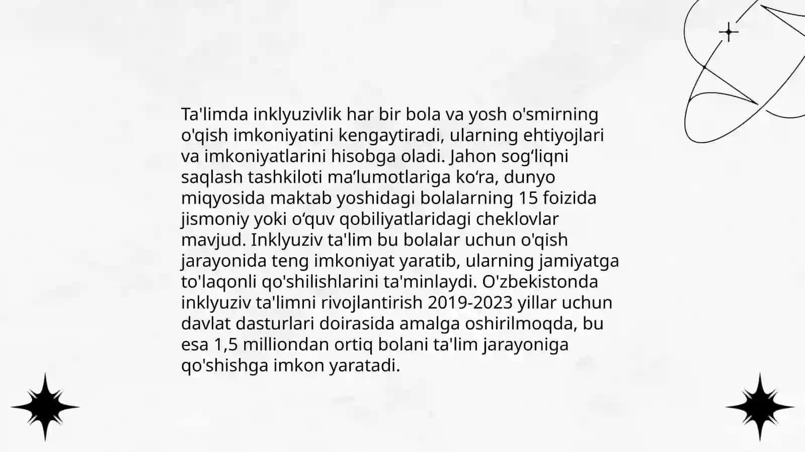Inklyuziv ta’lim va xalqaro huquqlari 4