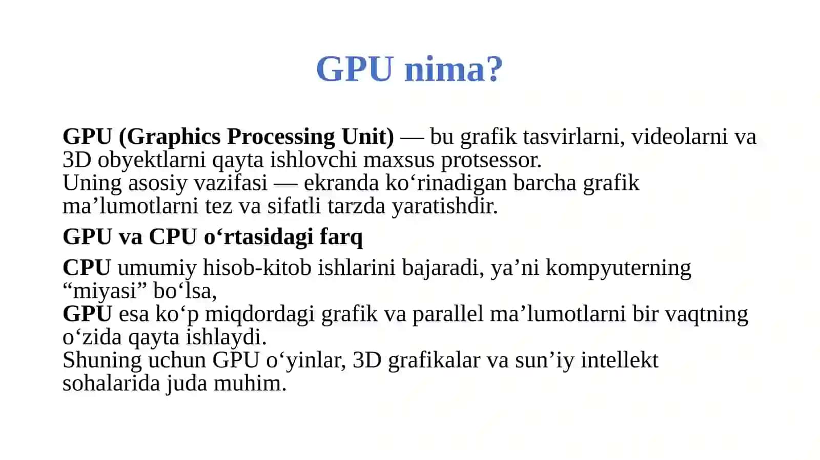 GPU arxitekturasi 4