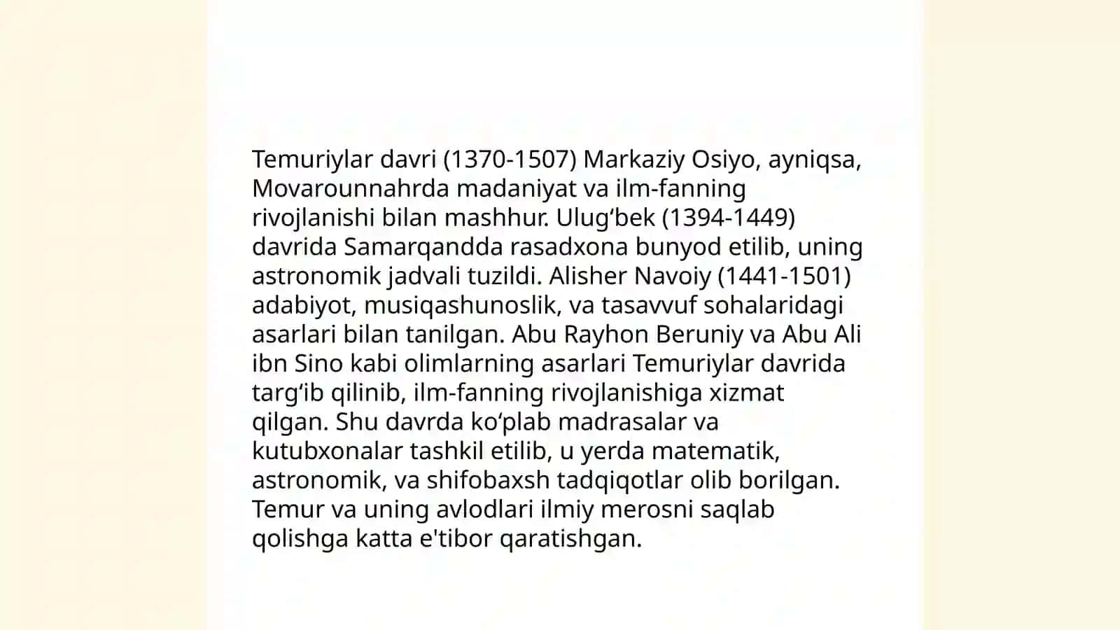 Mirzo Ulug'bekning hayoti 4