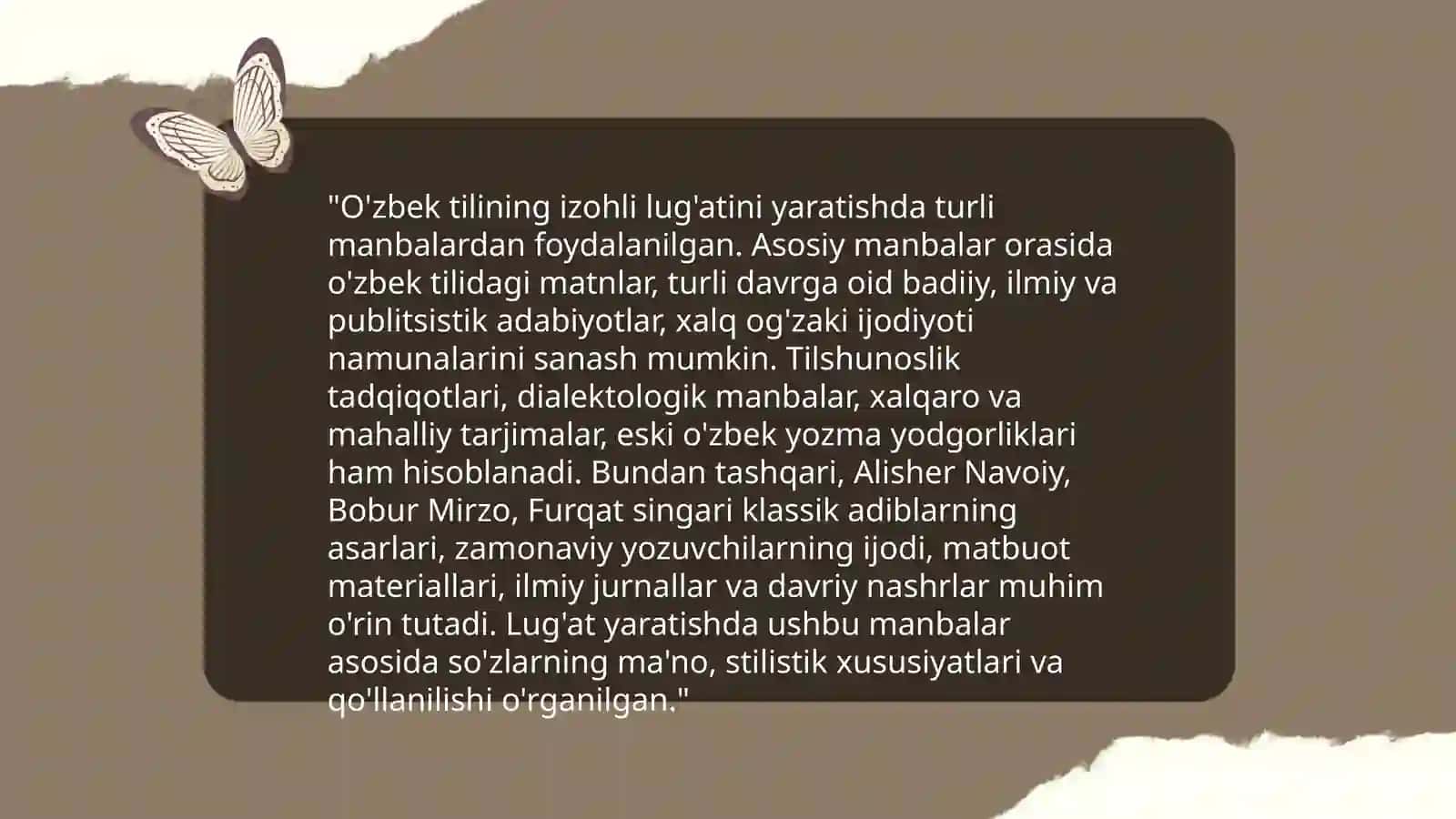 Oʻzbek tilining izohli lugʻati 4