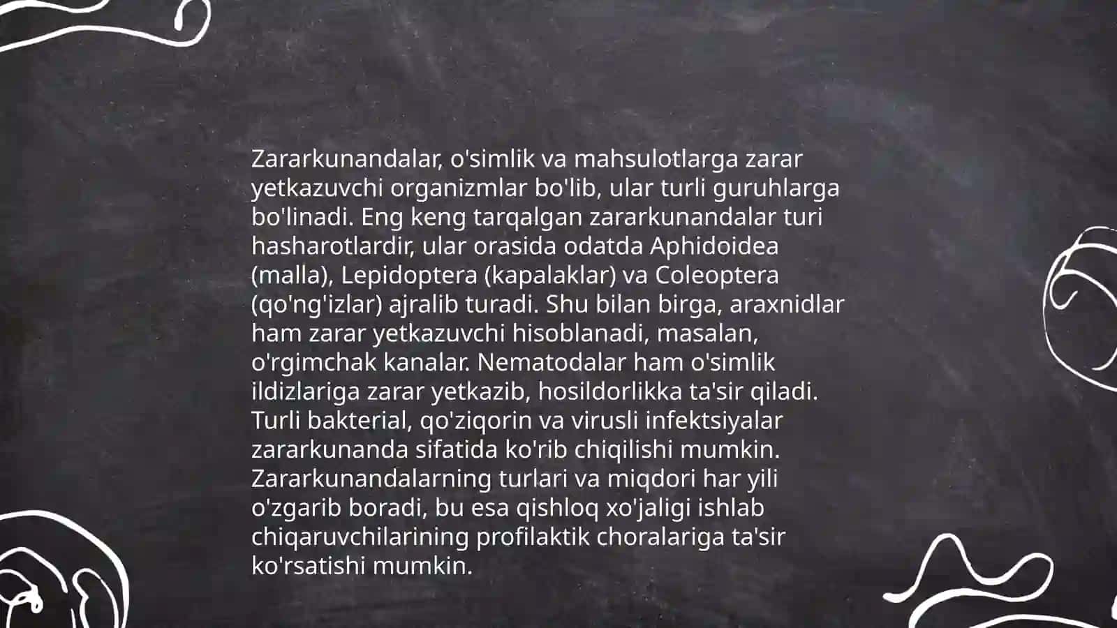 Zararkunanda hasharotlarning asosiy guruhlari 4