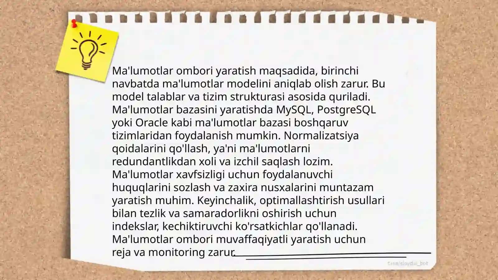 MSSQL ma’lumotlar bazasini boshqarish tizimlari 4
