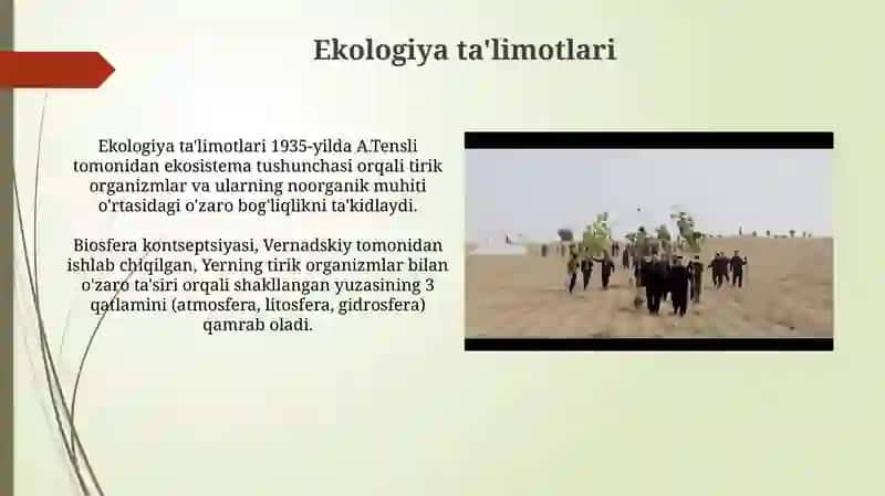Ekologiya va Ma'naviyat 4