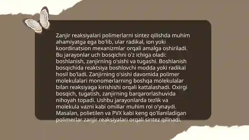 Polimer zanjir reaksiyasining mohiyati 4