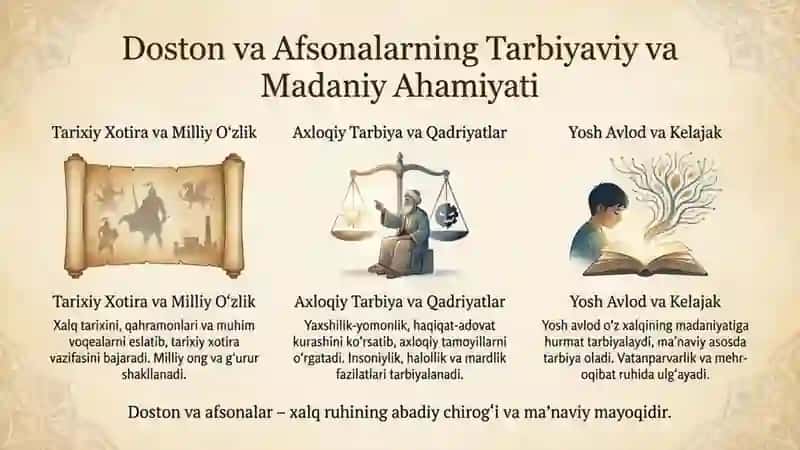 Dostonlar va afsonalar-bebaho qadriyatlar majmui sifatida 4