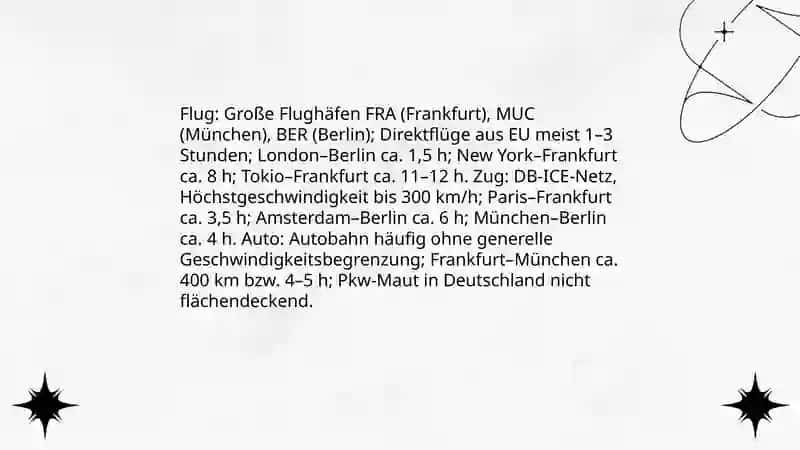 Visum- und Einreisebestimmungen für Deutschland 4