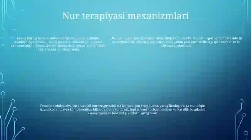 O‘Sma Kasalliklarini Nur Terapiyasi 4