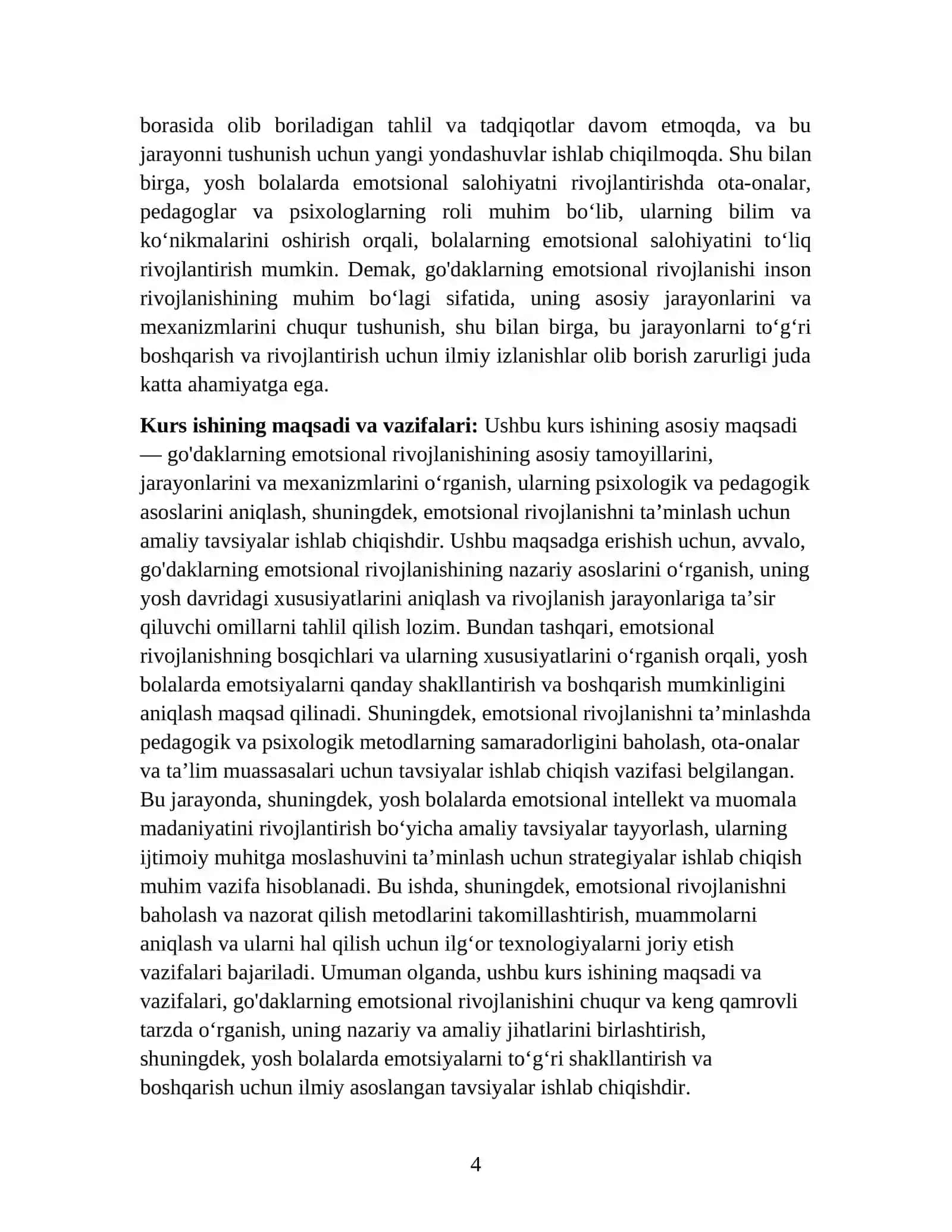 Go'daklarning emotsional rivojlanishi 4
