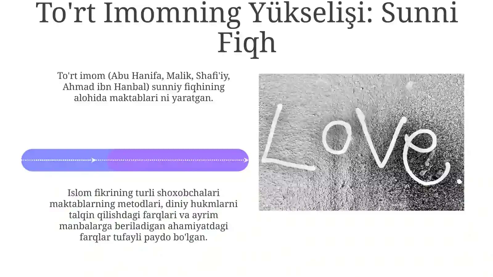 Islom Ma'naviy Maktablari Paydo Bo'lishi 4