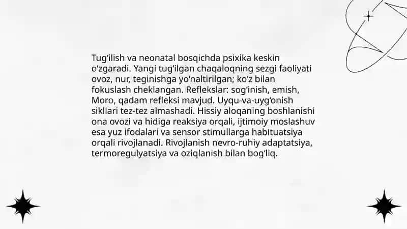 Ontogenezda inson psixikasining rivojlanishi 4