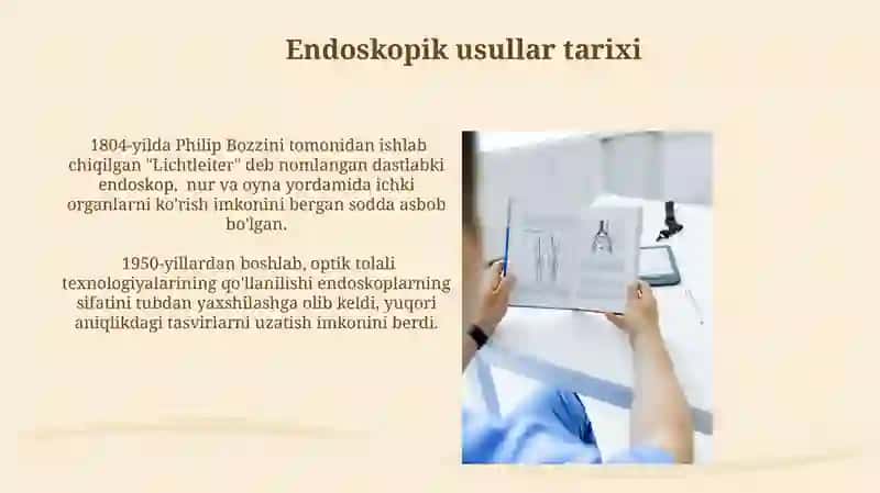 Tibbiyotda endoskopik usullarning qoʻllanishi 4