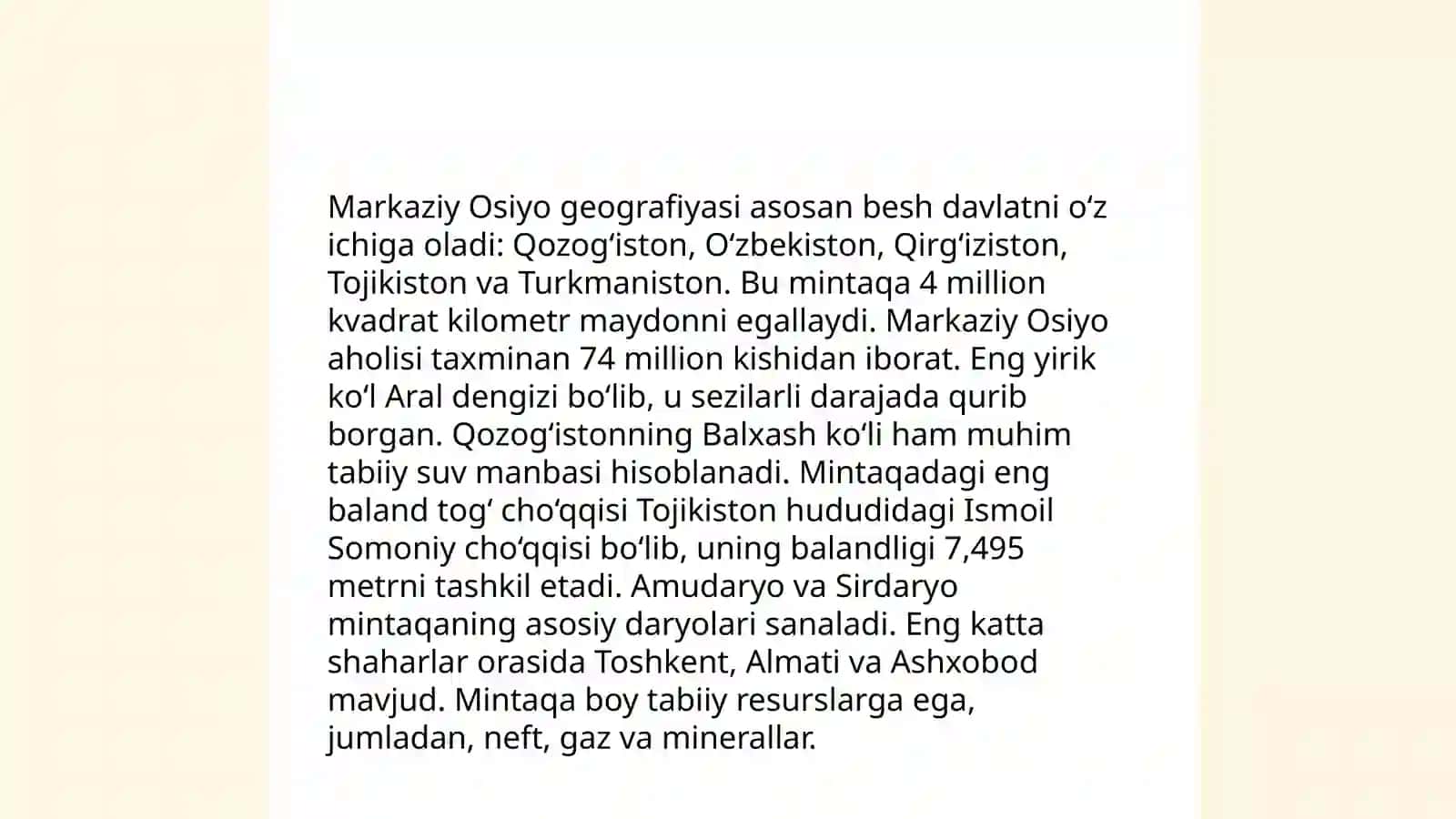 Markaziy Osiyo xalqlari 4