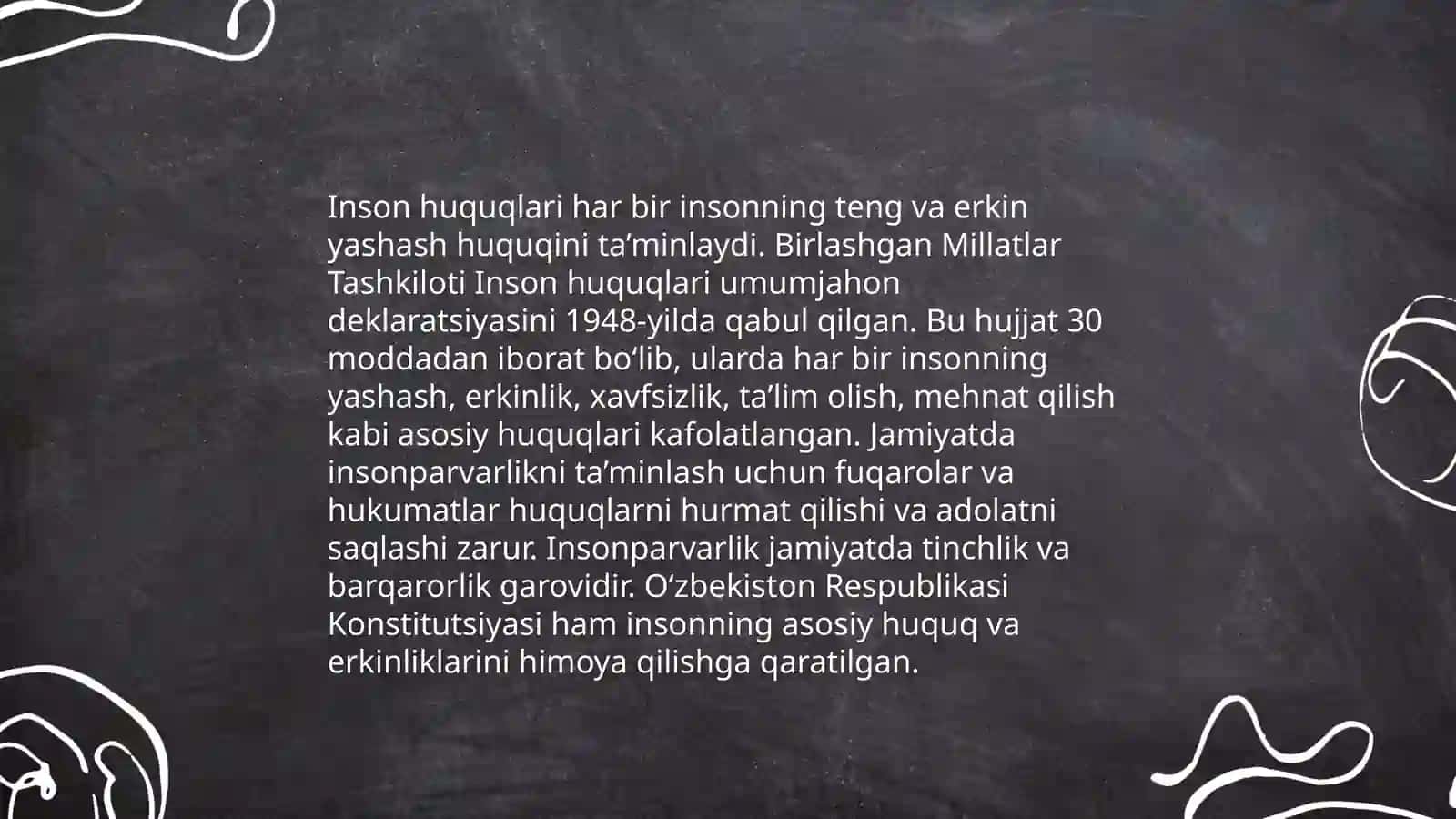 Insonparvarlik tamoyili 4