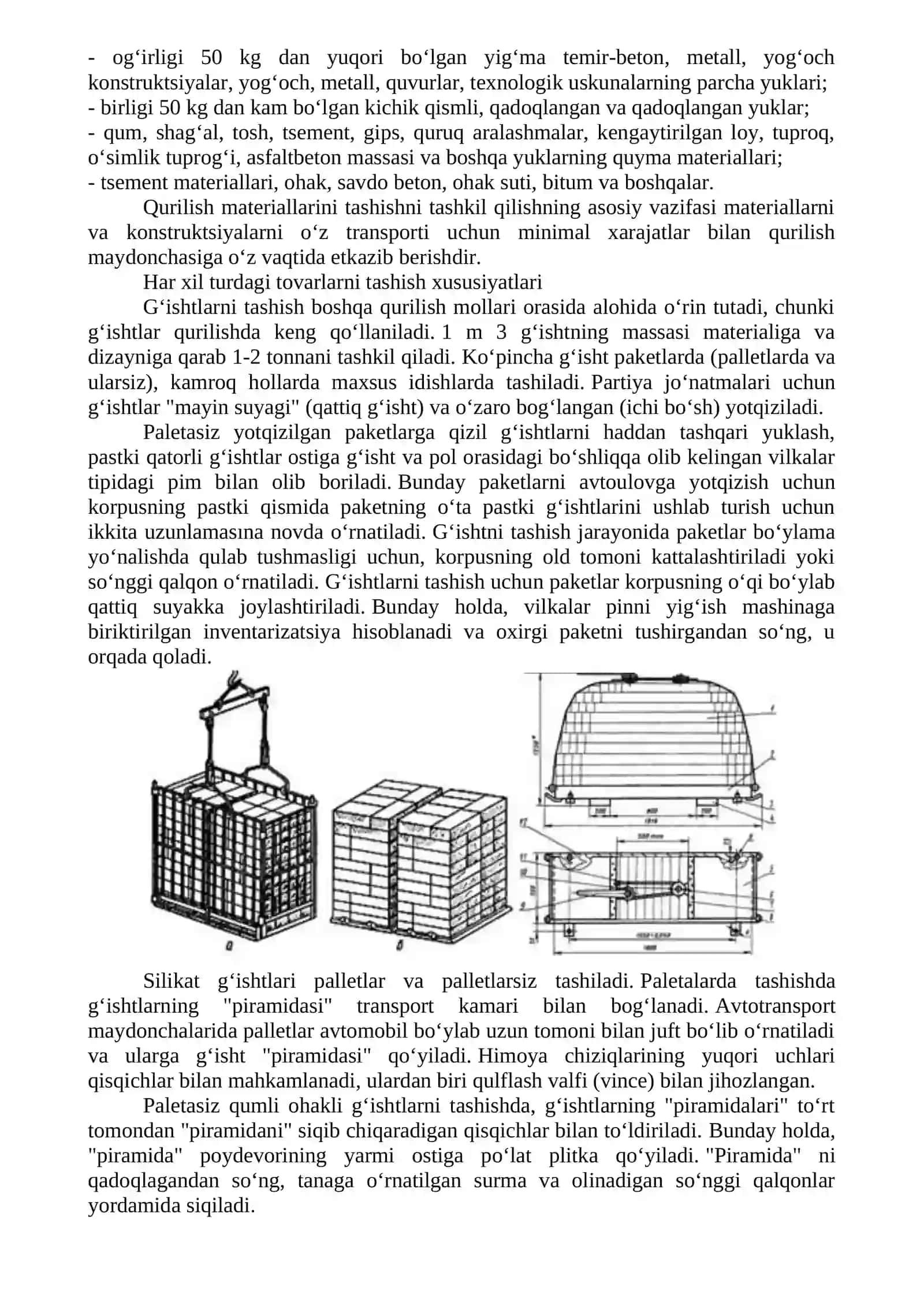 Qurilish va sanoat yuklarini tashish 4
