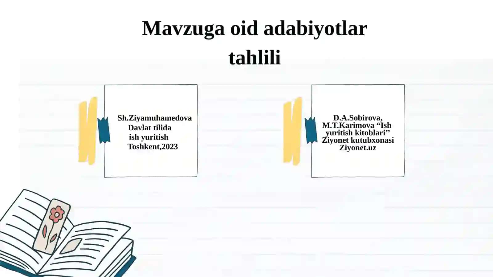 Maktabda xizmat yozishmalari bilan ishlash 4
