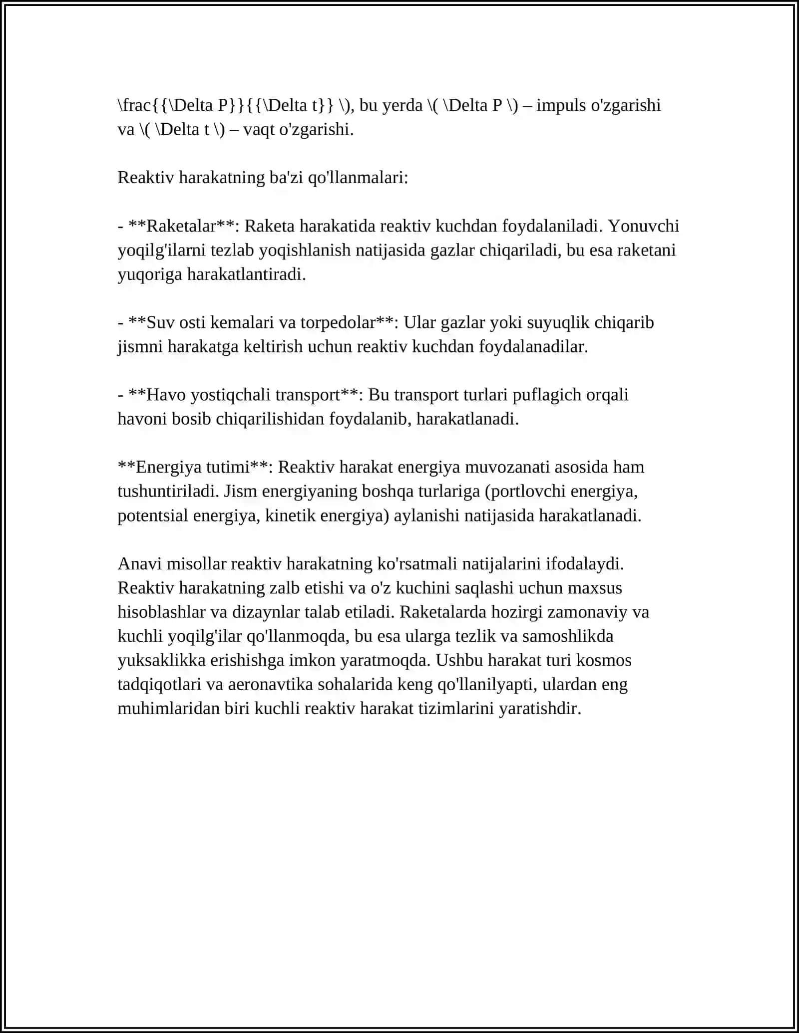 REAKTIV HARAKAT 4
