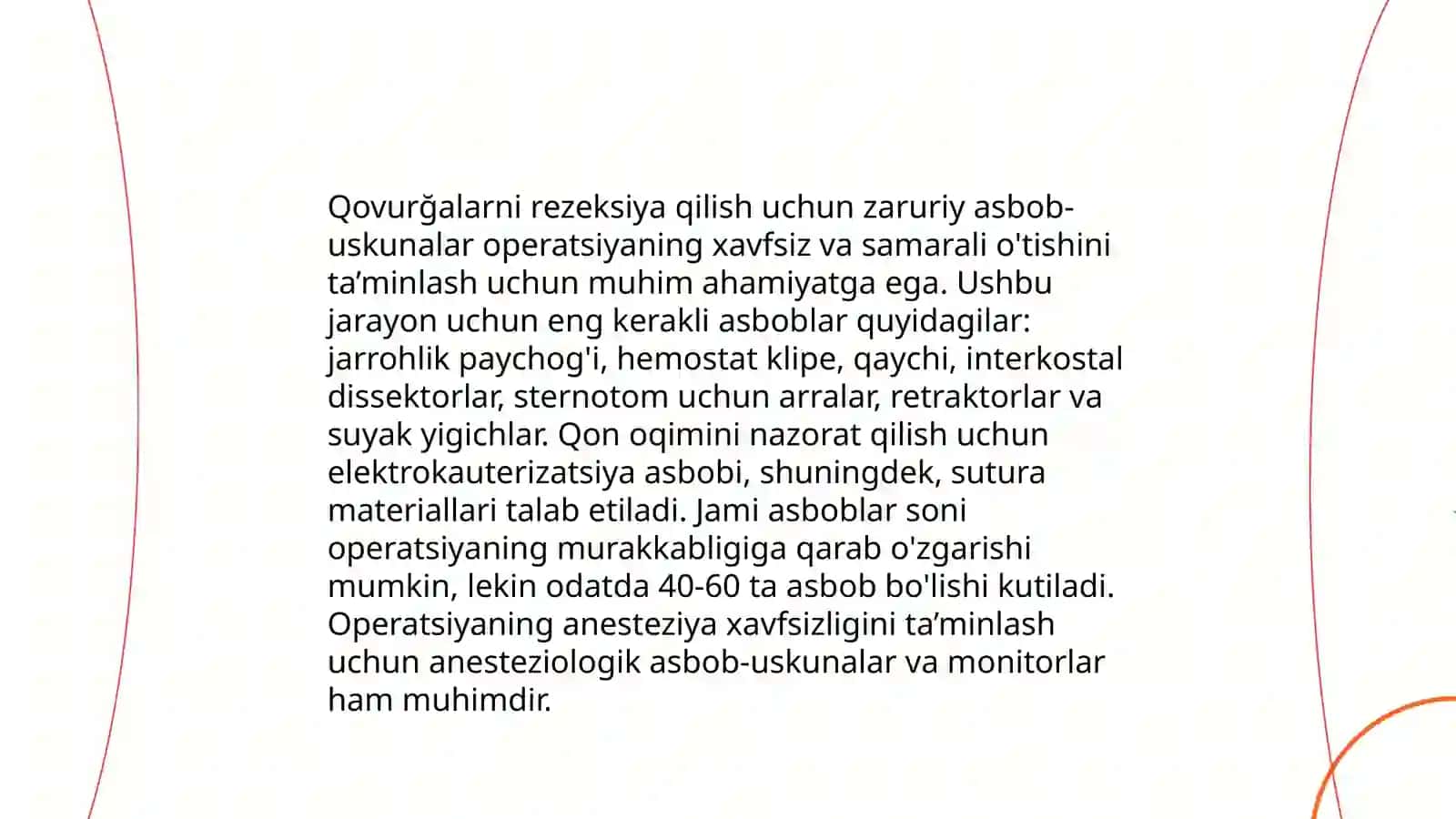 Qovurğalarni rezeksiya qilish texnikasi 4