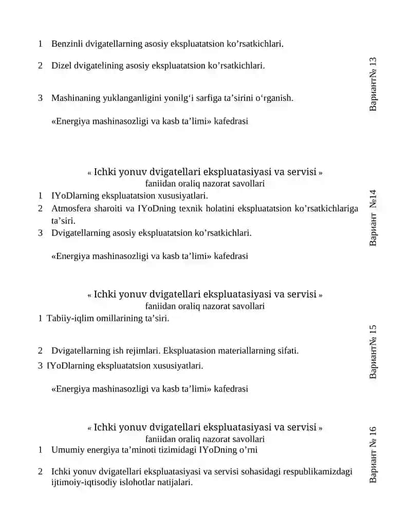 Ichki yonuv dvigаtеllаri ekspluаtаsiyasi vа sеrvisi 4