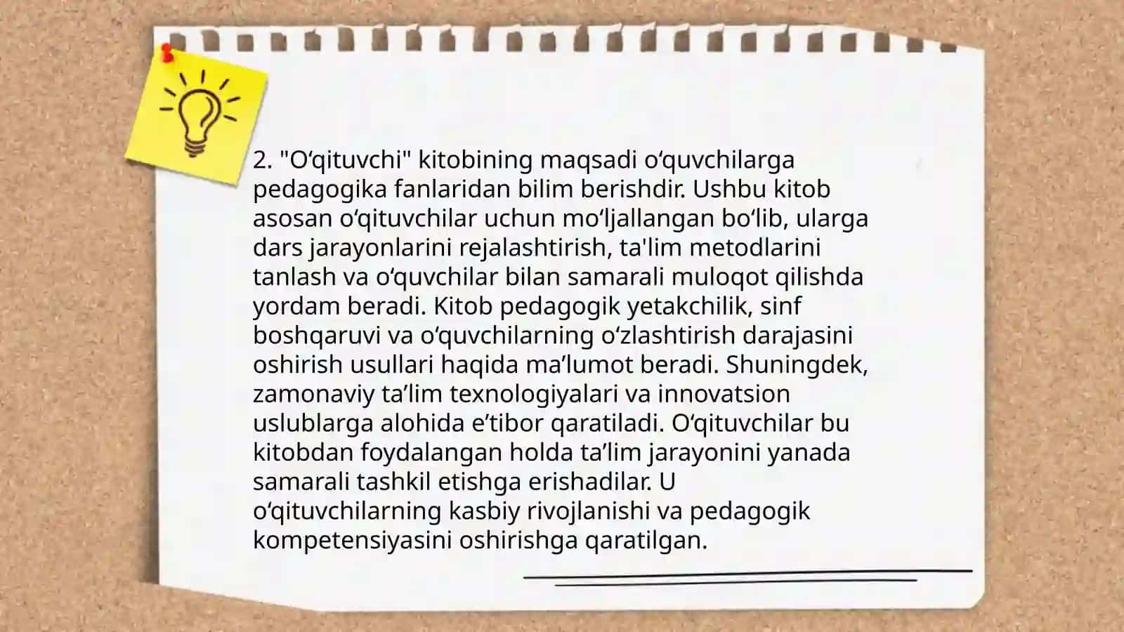 O‘qituvchi kitobi 4