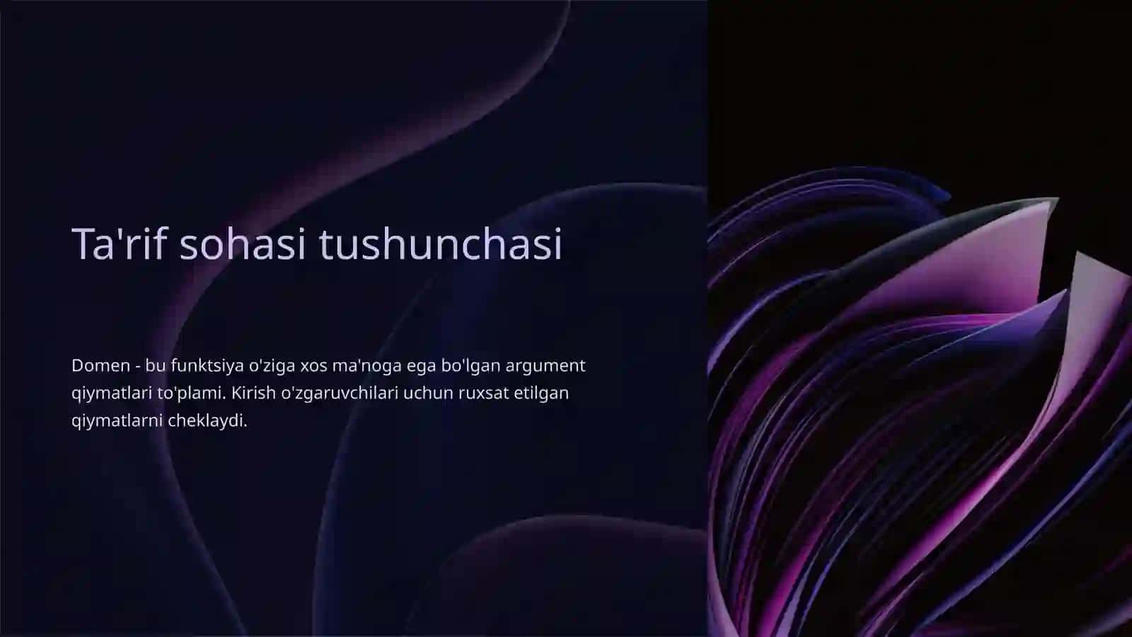 IKKI O’ZGARUVCHILI FUNKSIYA 4