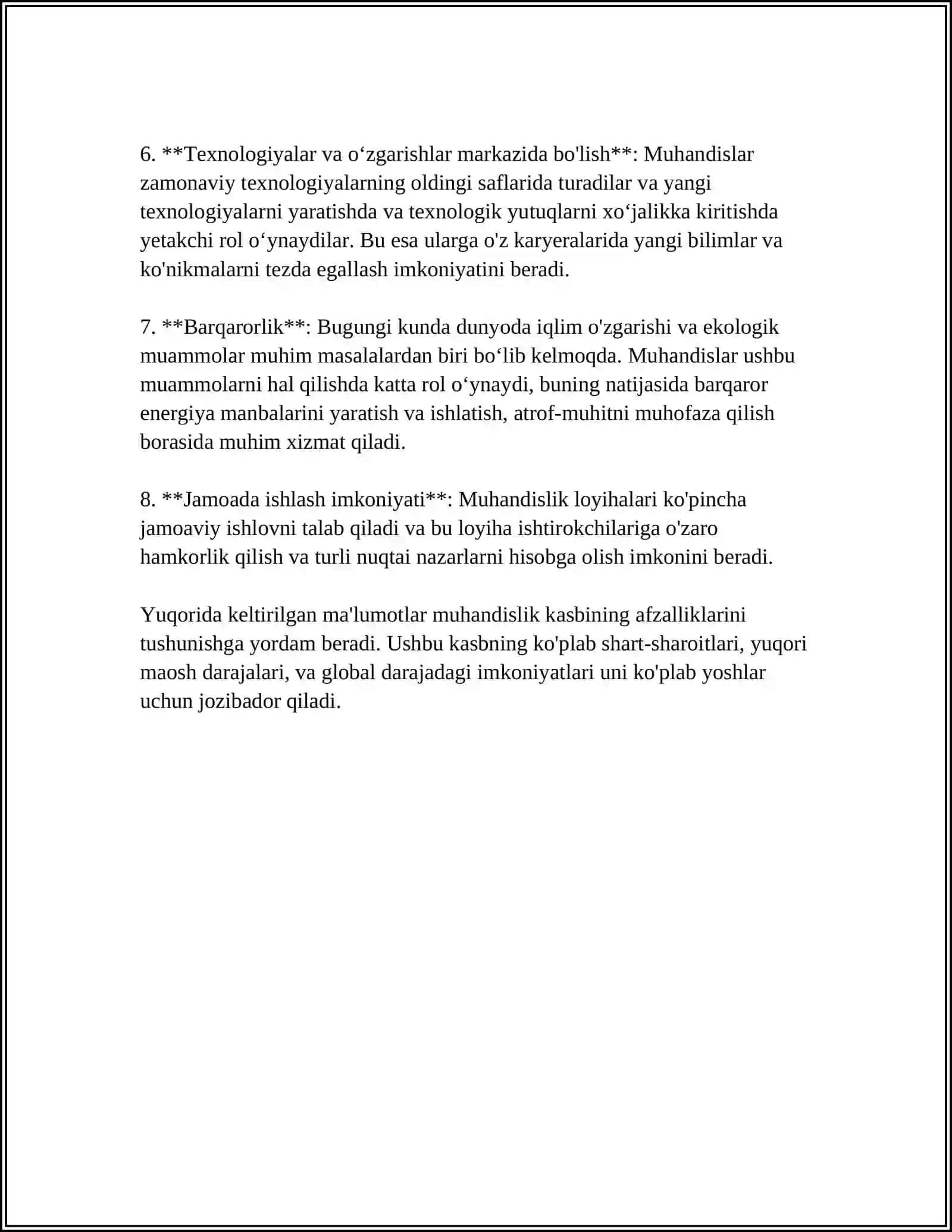 MUHANDISLIK KASBINI TANLASH MOTIVLARI 4