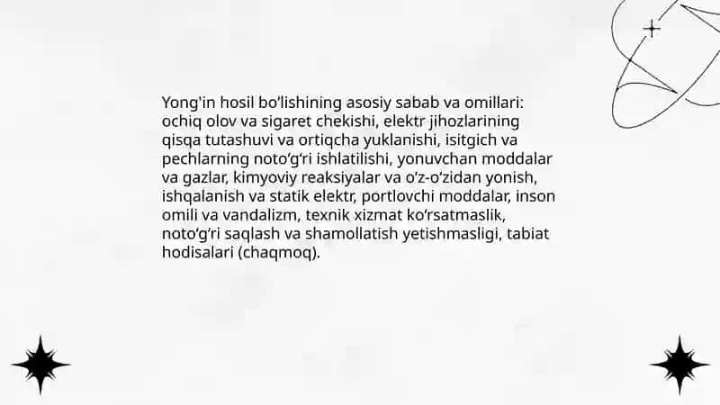 Yong'in xavfsizligi asoslari 4
