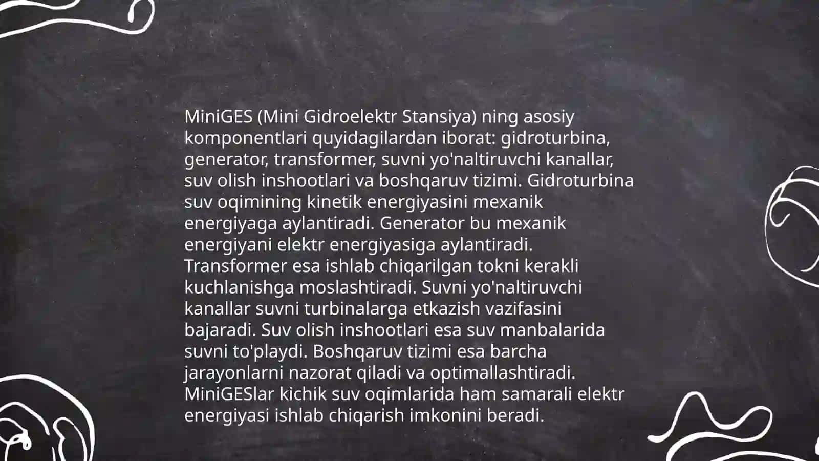 MiniGES lar va ularning ishlash jarayonlari 4