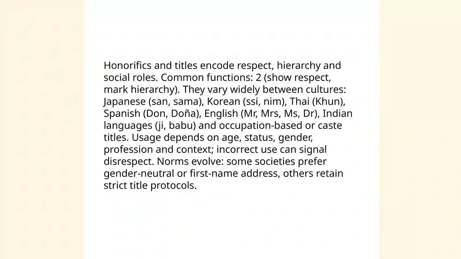 Politeness in Different Cultures 4