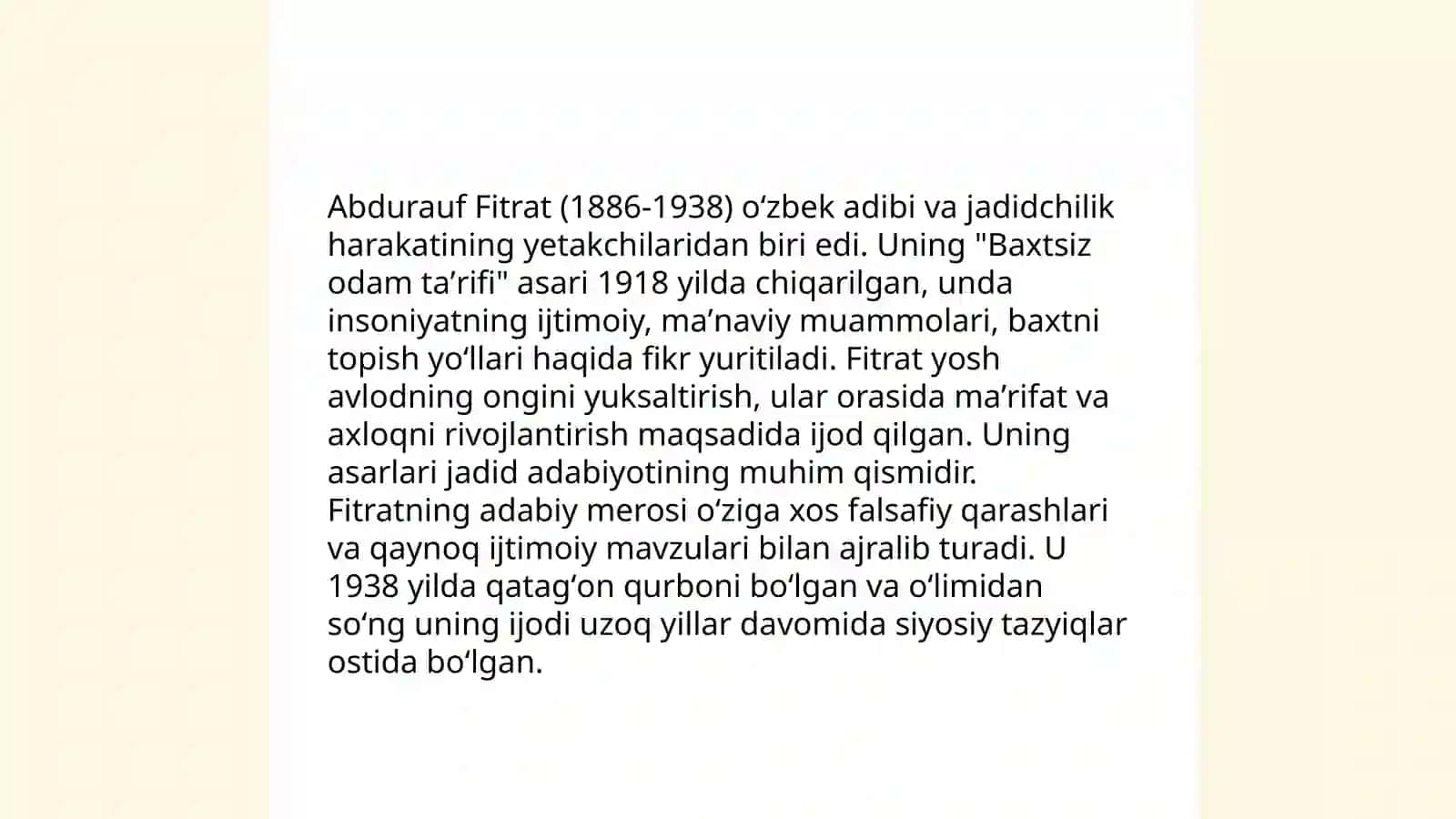 Baxtsiz odamlarning ikki toifasi 4
