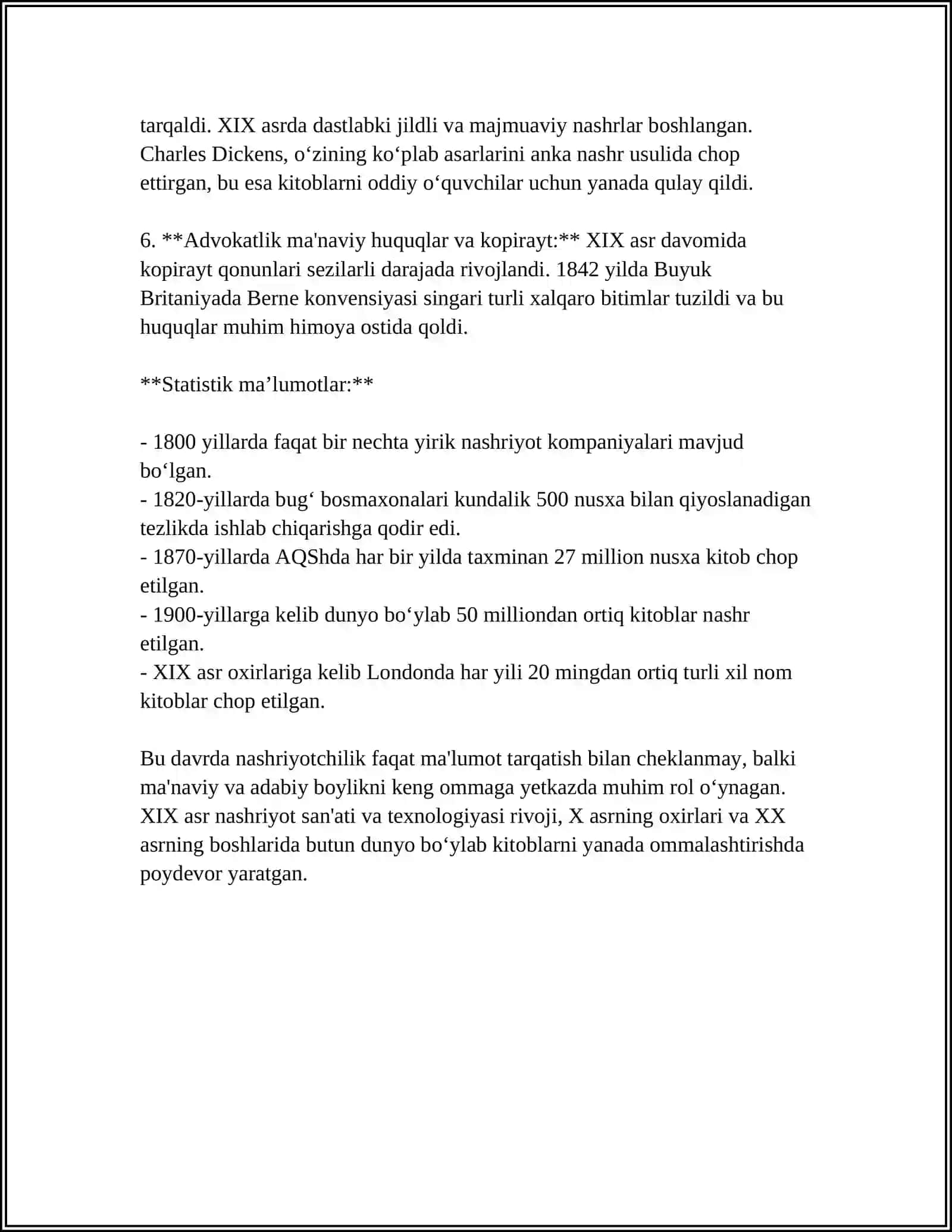 XIX ASR OXIRINING XX ASR BOSHLARIDA KITOB-NASHRIYOTCHILIK ISHI 4