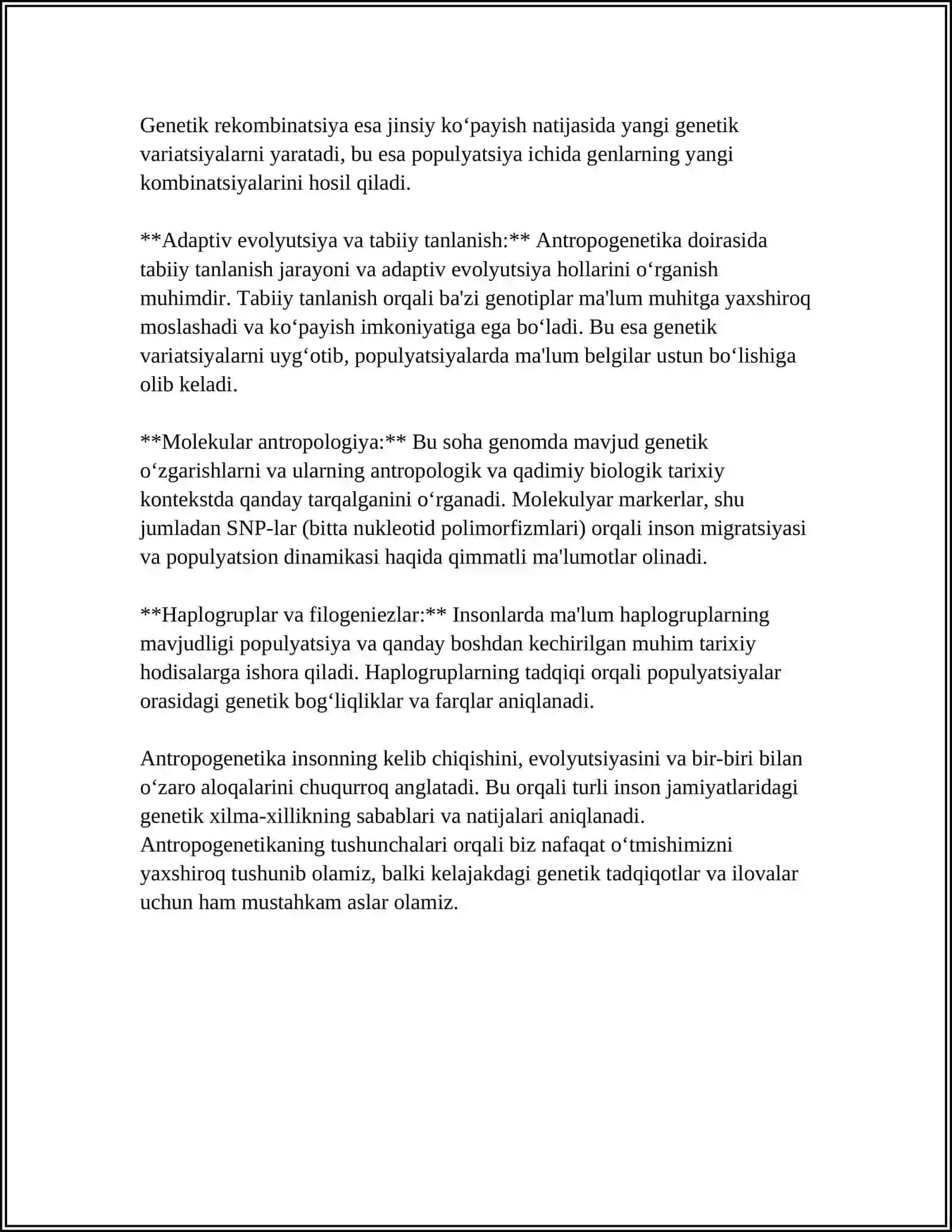 ANTROPOGENETIKA USULLARI VA POPULYATSION-STATISTIK USUL 4