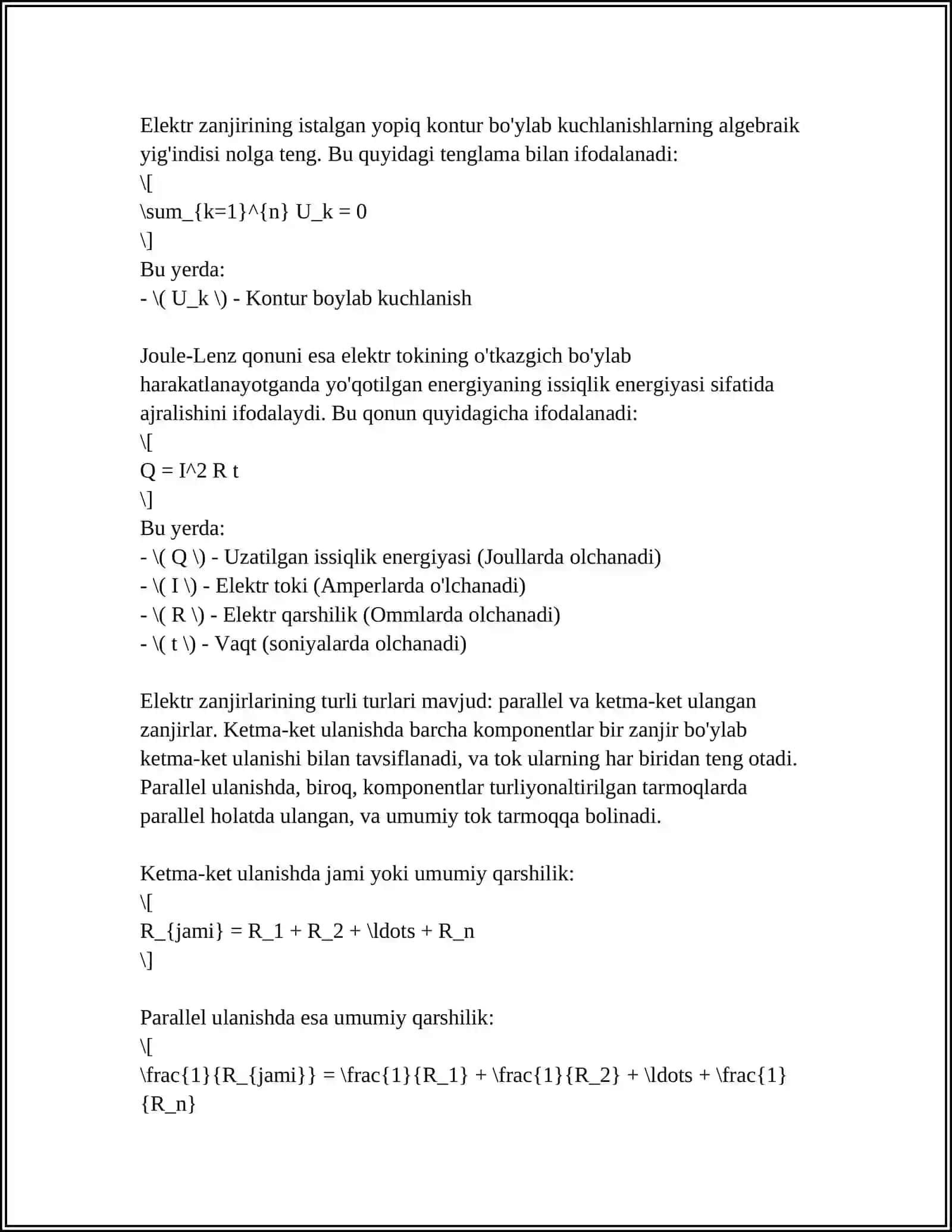 ELEKTR ASBOBLARINING ISHLASH PRINSIPI 4