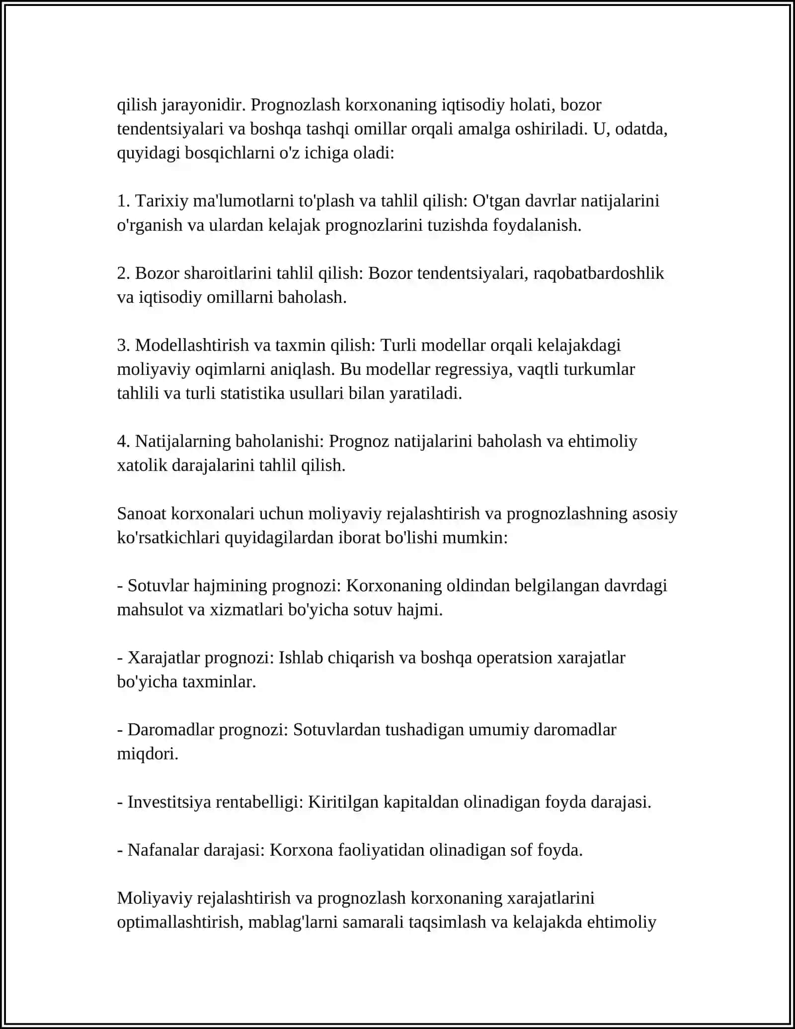 Sanoat korxonalarida moliyaviy boshqaruv 4