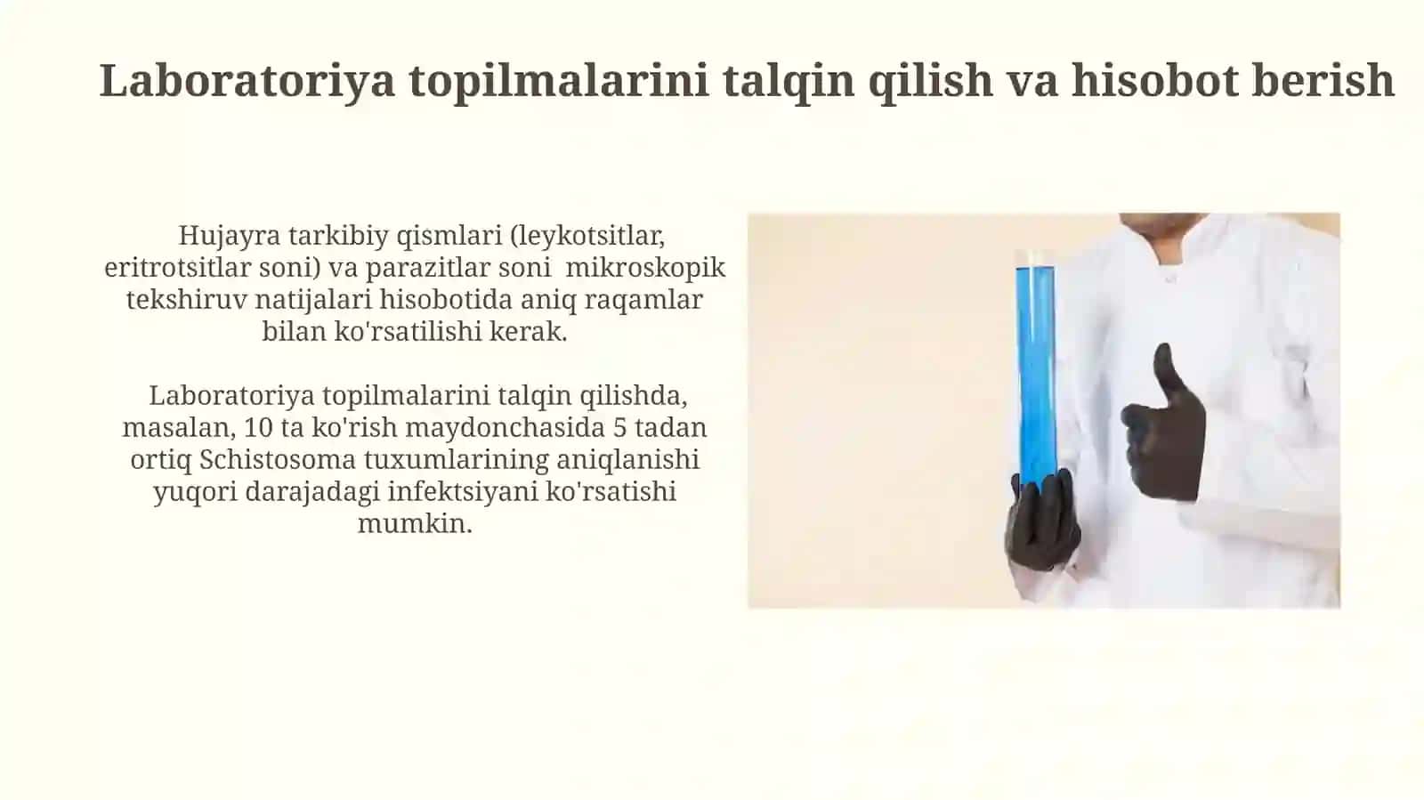 Labarotoriyada Koprologik tekshiruvlar 4
