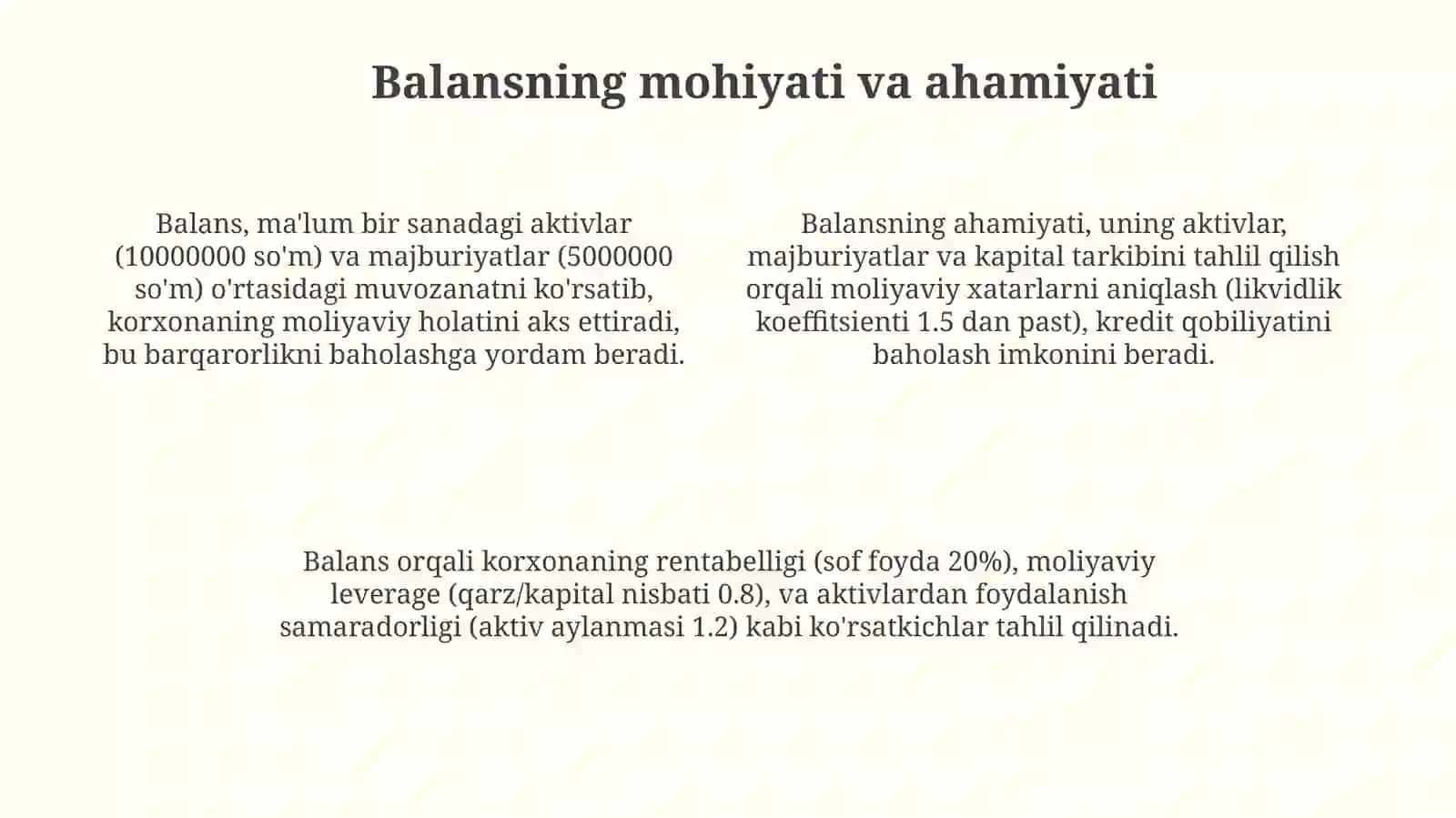 Buxgalteriyabalansivauningmazmuni 4