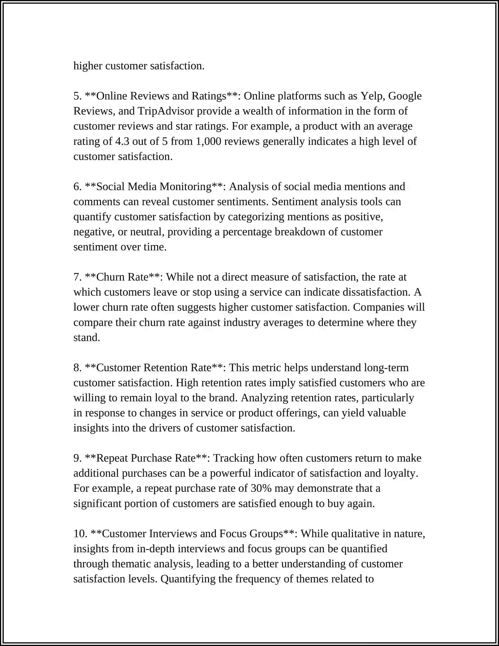 Measuring Customer Satisfaction 4